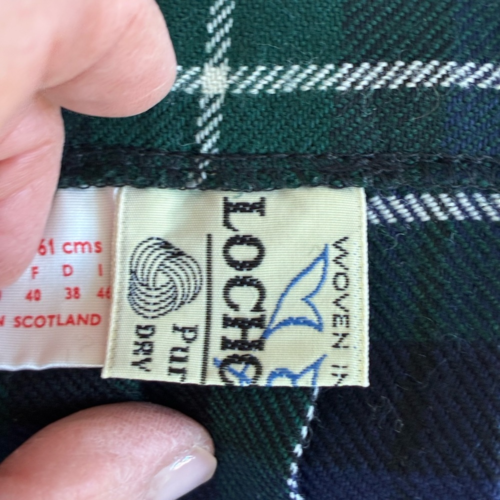 Lochcarron Graham of Montrose Wool Kilt Skirt Made in Scotland Girls 24” Waist - Picture 6 of 7